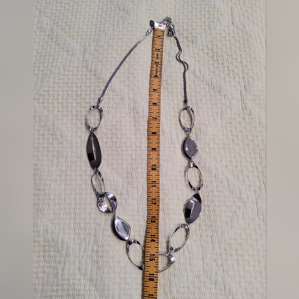 Chico's Silver Necklace - Picture 5 of 7